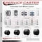 Service Caster 3'' Office Chair Casters Nylon Twin Wheel 1/2 Threaded Stem, 5PK SCC-UHTS02S75-NYS-121315-5 - alternate 4